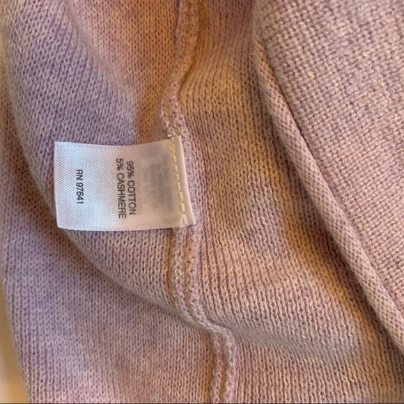 Pure Jill Lilac Kimono Cotton Cashmere top - Picture 7 of 10